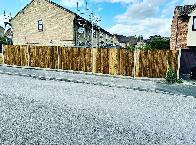Garden fencing project completed in Surrey